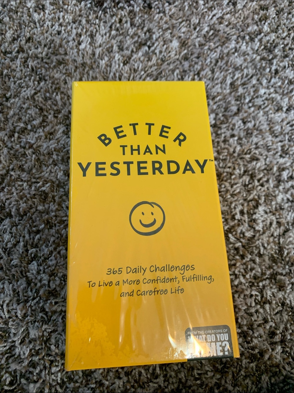 Better Than Yesterday Yellow 365 Daily Challenges Set